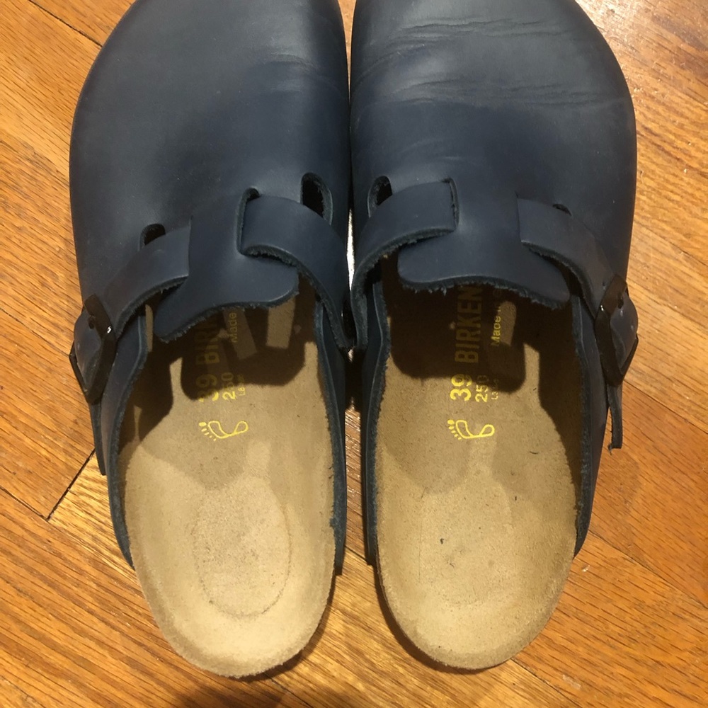 Birkenstock Boston; Navy